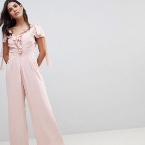 WONT LAST!  ASOS Jumpsuit with Soft Ruffle Detail